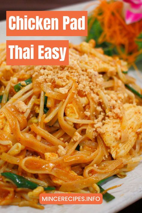 Obsessed with Thai cuisine? For me, it's all about Chicken Pad Thai - my ultimate favorite (though red curry and sticky rice are close seconds)! This dish isn't just delicious; it's a gluten-free marvel when done right. Ready to whip up some love in your kitchen with my go-to Chicken Pad Thai recipe? #PadThaiLove #ThaiCuisine #GlutenFreeGoodness Best Chicken Pad Thai Recipe, Chicken Pad Thai Recipe Easy, Pad Thia, Pad Thai Easy, Pad Thai Recipe Easy, Pad Thai Chicken, Chicken Pad Thai Recipe, Gluten Free Pad Thai, Thai Chicken Curry