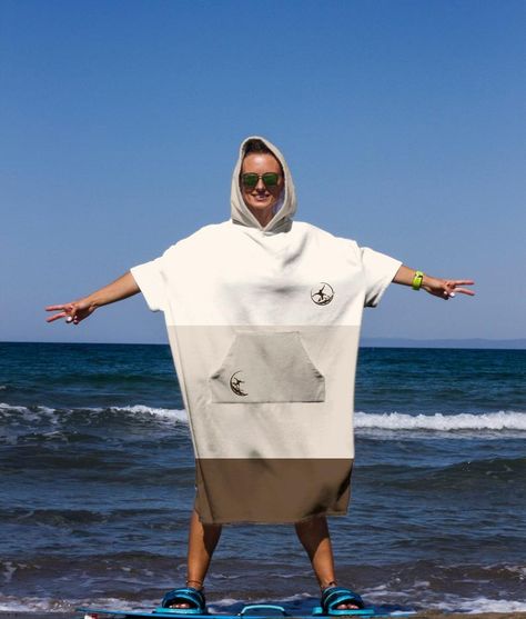 Surfer Clothes, Poncho Towel, Surf Hoodie, Beach Poncho, Kids Tshirt, Surf Wear, Hooded Towel, Kite Surfing, Diy Clothes