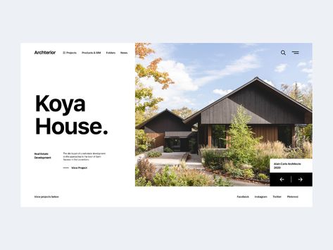 Minimalist Web Design Landing Page, Home Builder Website, Architecture Landing Page, Architecture Website Design, Landing Page Ideas, Architecture Website, Real Estate Landing Pages, Login Page Design, Cat Logo Design