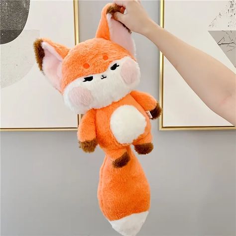 Cute Dudu Fox Doll Plush Toy Big Tail Little Fox Doll Doll Gift For Men And Women - Toys & Games - Temu Fox Plushie Aesthetic, Squishy Plushies, Plushie Ideas, Plushie Collection, Fox Plushie, Fox Doll, Cute Squishies, Fox Toys, Doll Plushies