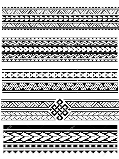 လက္ပတ္ Tattoo, Aztec Band Tattoo Design, Polynesian Band Tattoo Designs, Maori Band Tattoo Design, Maori Tattoo Designs Men, Arm Band Tattoos For Men, Arm Band Tattoo Designs, Maori Tattoo Patterns, Bracelet Tattoo For Man