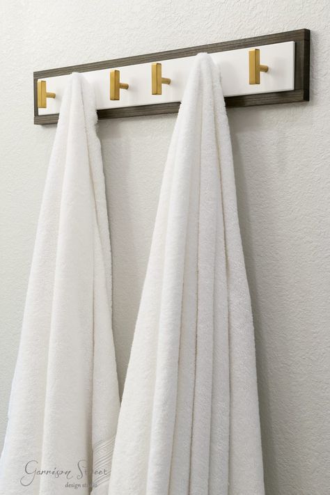 Diy towel rack