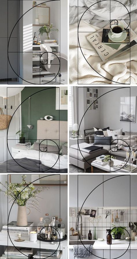 How to use Golden Ratio to create harmonious images - interior photography tips Photography Rules, Photography Cheat Sheets, Desain Editorial, Inspired Interiors, Fotografi Digital, Interior Design Photography, Kunst Inspiration, Photo Composition, Photography Basics