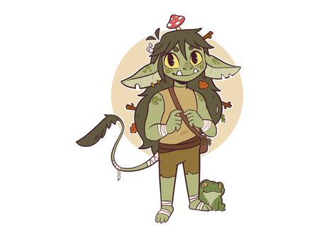 Cute Goblin, Goblin Art, Really Cool Drawings, My Character, Dnd Art, Character Creation, Dnd Characters, Art Inspiration Drawing, Creature Design