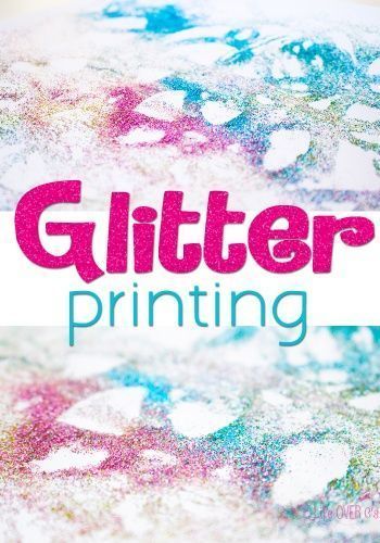 Do you love glitter? This glitter printing project is a fun process art activity for kids (and adults too!) Tips on how NOT to make a mess with glitter too. Fun Art Projects For Kids, Easy Stem Activities, Fun Art Projects, Glitter Projects, Easy Stem, Unicorn Craft, Art Projects For Kids, Sand Crafts, Glitter Crafts