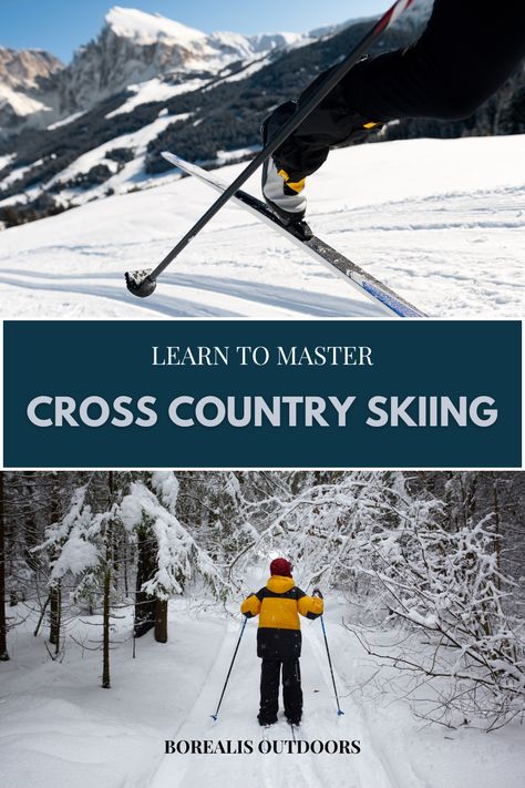 Want to ski with more power, control, and endurance? Check out these proven strategies and techniques for cross country skiing. From body position to uphill strategies, these tips will give you the confidence you need to hit the trails. Ski Technique, Nordic Skiing, Cross Country Skier, Downhill Skiing, Ski Slopes, Ski Season, Living In Alaska, Cross Country Skiing, Peak Performance