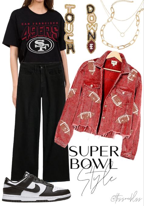 ELLENWELL Womens Cropped Corduroy … curated on LTK Super Bowl Outfit Ideas, Super Bowl Party Menu, Super Bowl Fashion, Wide Leg Black Jeans, Super Bowl Outfit, Football Sweater, Superbowl Party, Gameday Outfit, Neutral Outfit