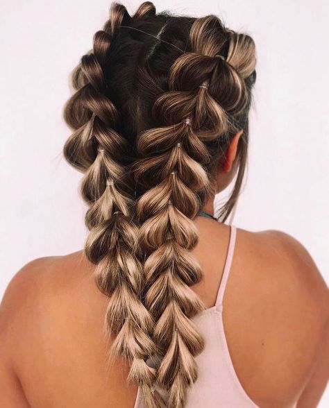 50 Fast, Quick and Super Easy Braided Hairstyles for 2022 Quick Braid Styles, Simple Braids, Easy Braid Styles, Sleek Braided Ponytail, Medium Hair Braids, Tan Skin Blonde Hair, Quick Braids, Fancy Braids, Two Braid Hairstyles