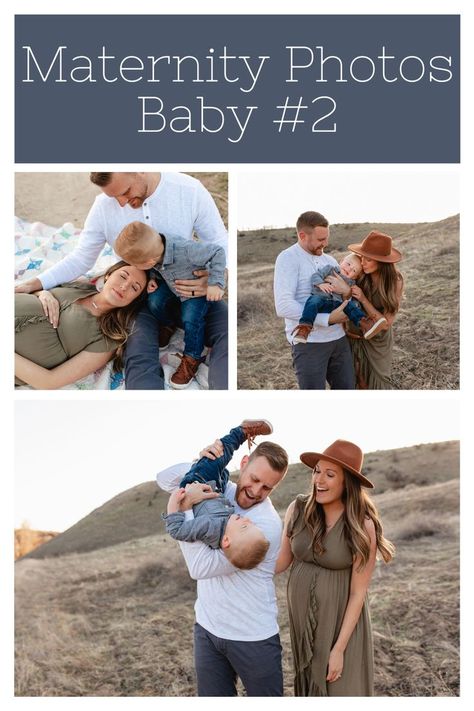 Second Maternity Photography Ideas, Second Maternity Photoshoot, Maternity Shoot With One Year Old, Family Of 3 And Pregnant Photo Ideas, Family Maternity Pictures Summer, Maternity With Toddler Photography, Family Of Three Maternity Photos, Maternity Photography Poses With Toddler, Second Baby Maternity Photos