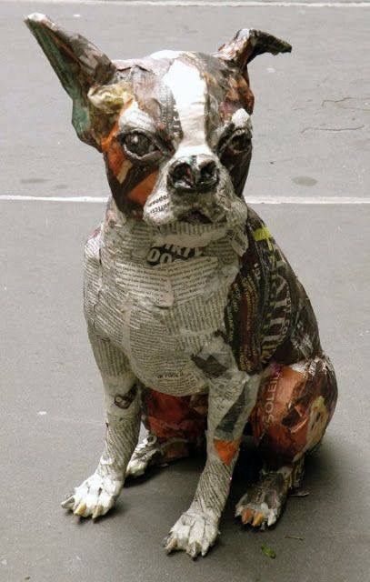 Paper Mache Projects, Paper Mache Animals, Paper Mache Clay, Folding Origami, Paper Mache Art, Paper Mache Sculpture, Sculpture Projects, Paper Mache Crafts, Toy Art