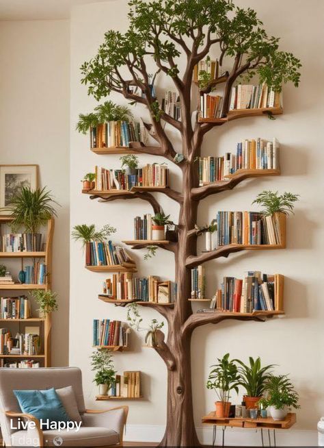 Whimsical Living Room, Kule Ting, Home Library Design, التصميم الخارجي للمنزل, Bookshelf Design, Design Room, Library Design, Room Decorations, Home Library