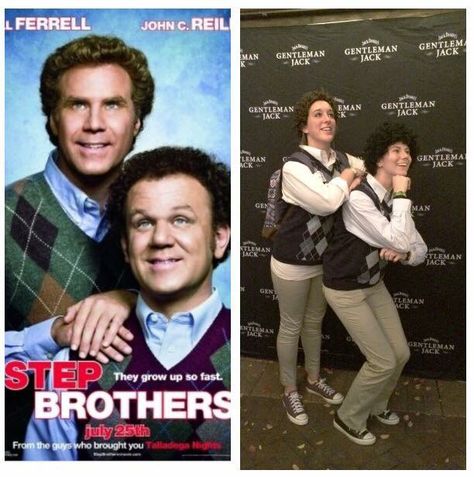 Step brothers Halloween ideas 2016 Step Brothers Party, Stepbrothers Movie Costume Halloween, Step Brothers Halloween Costume, Step Brothers Costume, Brother Halloween Costumes, Brothers Outfits, Stepbrothers Movie, Spooky Dress, Movie Character Costumes