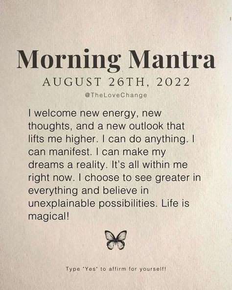 Self Transformation, Morning Mantra, Divine Timing, I Am Worthy, You Are Worthy, New Energy, I Deserve, New Opportunities, Negative Energy