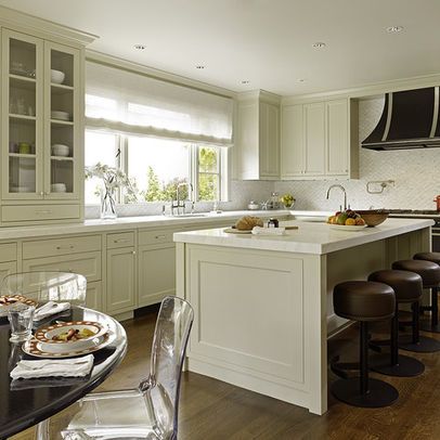 like this cabinet color!  Benjamin Moore Bavarian Cream Barely Beige Benjamin Moore, Greige Kitchen Cabinets, Barely Beige, Greige Kitchen, Beige Cabinets, Small Bedroom Remodel, Bavarian Cream, Traditional Kitchen Design, Beautiful Kitchen Designs