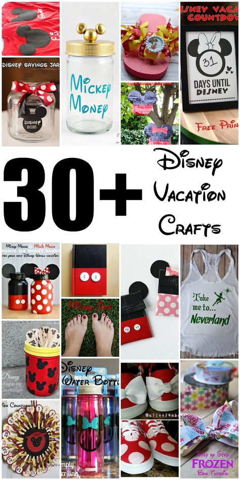 There is less than two weeks until we head to Disney World for our family vacation so I have Disney on the brain BIG TIME! I have been doing so many Disney DIY projects lately to make things extra special for my kids and in some cases to save a bit of money. With four… Disney Savings Jar, Diy Disney Crafts, Vacation Crafts, Disney Crafts For Adults, Disney Crafts For Kids, Disney Savings, Casa Disney, Disney Money, Scrapbook Techniques