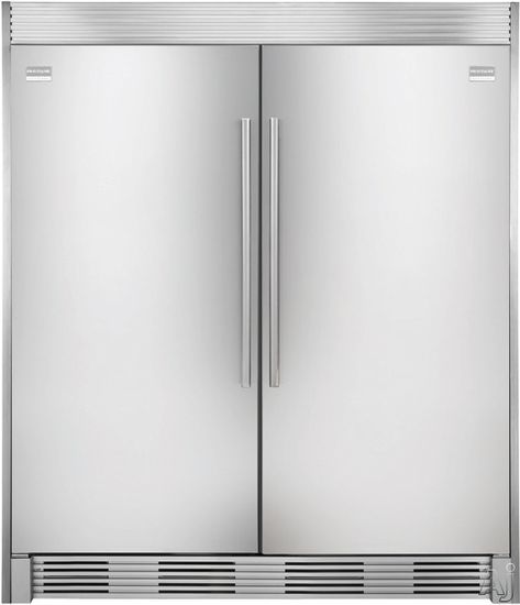 Frigidaire FRG2SSCO1 Column Refrigerator & Freezer Set with 32 Inch Refrigerator and 32 Inch Freezer in Stainless Steel Frigidaire Professional Refrigerator, Column Refrigerator And Freezer, Four Door Refrigerator, Full Refrigerator, Column Refrigerator, Frigidaire Professional, Frigidaire Gallery, Counter Depth Refrigerator, Commercial Appliances