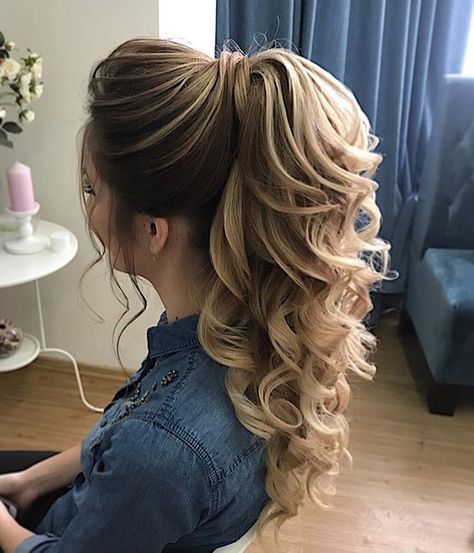 40 Wow Schnitt Ideen pro Frauen sind trivial und doch wertvoll #longhairstyles #hairstyles Ponytail Diy, Formal Ponytail, Diy Ponytail, Sanggul Modern, Hairstyles Diy, Daily Hairstyles, Pinterest Hair, Penteado Cabelo Curto, Formal Hairstyles