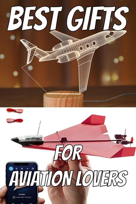 Pilot Gift Ideas, Airplane Gifts, Pilot License, Pilots Aviation, Pilot Gifts, Paper Airplanes, What To Buy, Great Gift Ideas, Winter Holiday