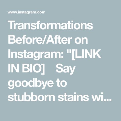 Transformations Before/After on Instagram: "[LINK IN BIO]⬆️Say goodbye to stubborn stains with Active Enzyme Laundry Stain Remover! 🌟 -Make lif easier✨ 🛒 Order link in our bio 🛒 @renovationsx 🛒 Order link in our bio 🛒 @renovationsx Get yours now while it’s still 60% OFF + Free Worldwide Shipping 📦" Laundry Stain Remover, Laundry Stains, Instagram Link In Bio, Instagram Link, Saying Goodbye, Get Yours Now, Stain Remover, Say Goodbye, Link In Bio