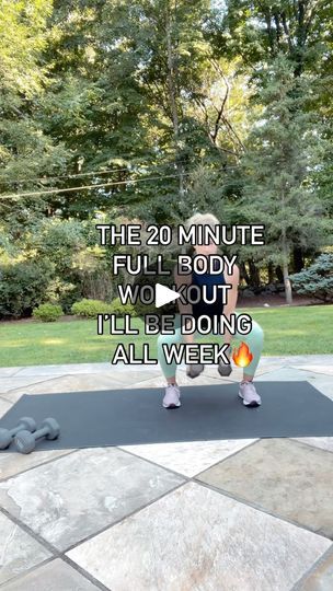 Daily Full Body Workout At Home, 20 Minute Workout At Home, 20 Minute Full Body Workout, 20 Min Full Body Workout, Side Squat, Workout Warmup, Fit Moms, Virtual Training, Full Body Dumbbell Workout