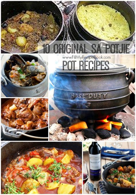 Vegetable Potjie South Africa, Best Potjiekos Recipe, Venison Potjie South Africa, South African Potjie Recipe, Pork Potjiekos Recipes, Potjie Recipes South Africa, Potjiekos Recipes South Africa Lamb, Biltong Potjie Recipe, Seafood Potjie South Africa