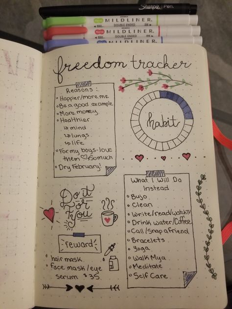 Tracker for quitting smoking/ addiction Things To Quit In 2024, Trackers Ideas, Bullet Journal Tracking, Quit Bad Habits, Relapse Prevention, Self Help Skills, Habit Tracker Bullet Journal, Bullet Journal Ideas Templates, Bullet Journal Tracker