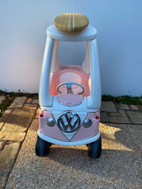 I had a great time tackling this project for my granddaughter Livvy’s 1st birthday! It was a true labor of love!! Bus Makeover, Car Makeover, Playhouse Diy, For My Granddaughter, Diy Playhouse, Coastal Christmas, Crafting Ideas, Vw Bus, Kids Playroom