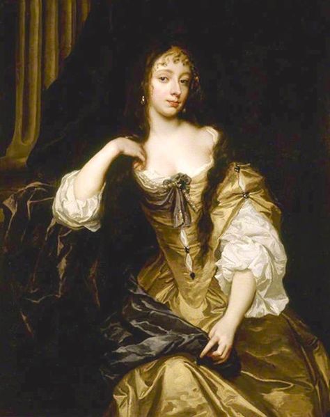 ca. 1660/1665 Elizabeth Trentham (1640–1713), Viscountess Cullen by Sir Peter Lely (Kingston Lacy - Wimborne Minster, Dorset, UK) bbc.co Peter Lely, Kingston Lacy, Baroque Era, Dorset Uk, 17th Century Fashion, Lady Elizabeth, Classic Paintings, Wow Art, A4 Poster