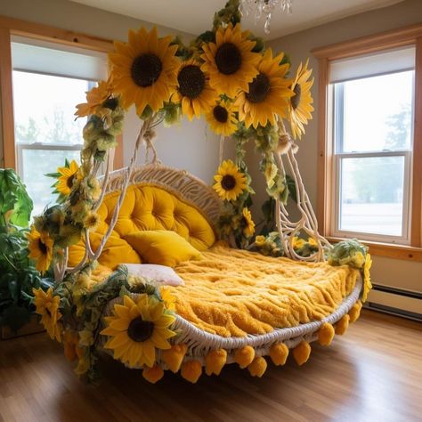 Sunflower Bed, Small Living Room Ideas Cozy, Organiser Cucina, Easy Room Decor, Room Deco, Cute Bedroom Decor, Cozy Room Decor, Apartment Decor Inspiration, Dream Room Inspiration