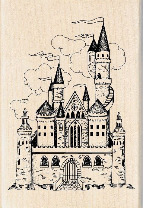 #blackandwhite #traditionalart #love #doodle #portraitdrawing #pencilartwork Cartoon Castle Drawing, Castle Sketch Simple, Princess Castle Drawing, How To Draw A Castle, Old Castle Drawing, Castle Drawing Sketches, Simple Castle Drawing, Castles Drawing, Fantasy Castle Drawing