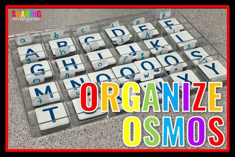 Who here is a huge fan of Osmo... like me? I love Osmo . I have a help to make Osmo Words and Numbers even better in your classroom. Here is how you can organize Osmos in your classroom. Osmo Game Storage Ideas, Top Teacher, Kindergarten Freebies, Sight Words Printables, Education Post, Teacher Favorites, Book Displays, Homeschool Education, Word Building