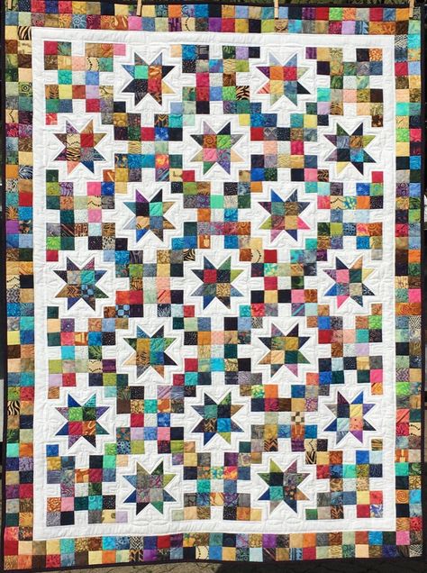 Lap Quilt Patterns Free, Batik Projects, Joy And Sorrow, Pixel Quilting, Charm Pack Quilt Patterns, Postage Stamp Quilt, Irish Chain Quilt, Scrappy Quilt Patterns, Monthly Challenge