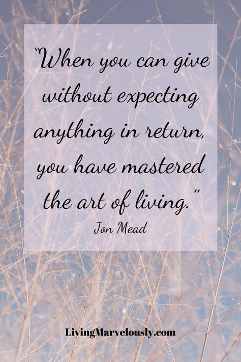 Do you find yourself keeping track of when others don't return your kindness? Feel the release of giving without expecting anything in return. Stop handing out invisible invoices and give for the pure joy of it. Giving Without Expectation Quotes, Give Without Expecting In Return, Release Expectations Quotes, Give Without Expectation Quotes, Spirituality Connection, Expectation Quotes, Dont Expect Anything, Joy Of Giving, Learn To Meditate