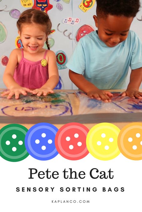 Pete The Cat Sensory Activities, Pete The Cat Sensory Table, Pete The Cat Dramatic Play, Pete The Cat Activities For Toddlers, Cat Sensory Bin, Pete The Cat Art Preschool, Pete The Cat Sensory Bin, Pete The Cat Sensory, Pete The Cat Activities For Preschoolers