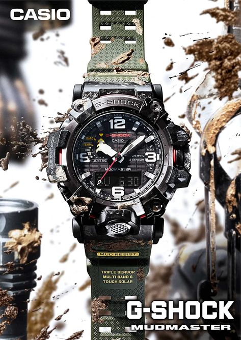 Gwg 2000, Casio Mudmaster, Sas Special Forces, G Shock Mudmaster, Metal G Shock, G Shock Dw 5600, G Shock Collaboration, Watch Image, Aviation Training