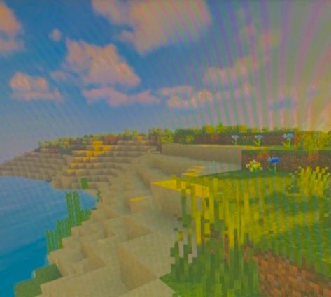 Kidcore Room, Indie Photo, Aesthetic Minecraft, Minecraft Shaders, Kidcore Aesthetic, Minecraft Plans, Room Stuff, Minecraft Ideas, Walls Room