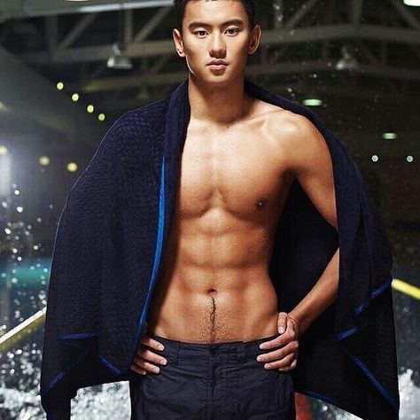 [ ELLEMEN China ] 📷 | Another version of cover photo of ELLEMEN China August… Ning Zetao, Swimmers Life, Swim Life, Olympic Swimmers, Hot Abs, Hot Asian Men, Wet Dreams, 8k Followers, Cover Photo