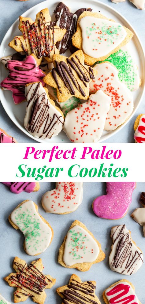 Perfect Paleo Sugar Cookies {From Paleo Baking at Home!} Paleo Sugar Cookies, Paleo Christmas Cookies, Paleo Roast, Paleo Christmas, Paleo Cookies, Ginger Molasses Cookies, Paleo Baking, Paleo Sweets, Paleo Recipes Easy