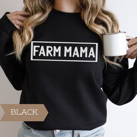 Homestead Shirt Ideas, Farm T Shirt Ideas, Farm Tshirt Ideas, Farm Tshirt Design Ideas, Farm Mama Shirt, Goat Mama Shirt, Womans Farm Shirt, Agriculture Shirt, Country Graphic Tees