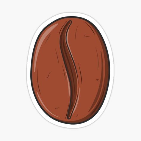 Coffee Bean Cartoon, Coffee Bean Illustration, Stickers Ideas, Buy Coffee, Coffee Bean, Samba, Coffee Beans, Cocoa, I Shop