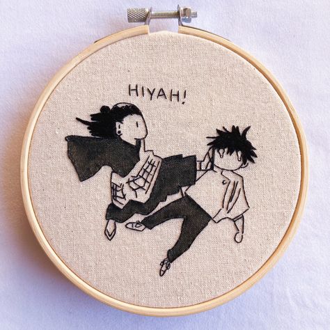 jujutsu kaisen’s geto and yuuta - details: 12 x 12 cm - by: @bydazai on ig - not available Jujutsu Kaisen Crochet Pattern, Jujutsu Kaisen Cross Stitch, Jujutsu Kaisen Embroidery, Big Embroidery Designs, Anime Embroidery Ideas, Anime Embroidery, Bead Weaving Patterns, Pixel Art Pattern, Cute Embroidery