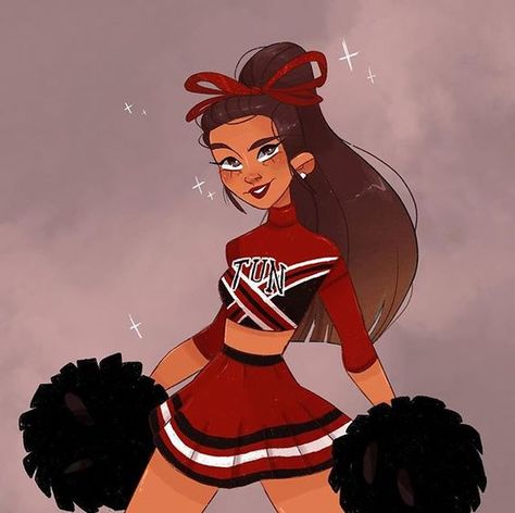 Cartoon Cheerleader, Cartoon Eyes Drawing, Bratz Girls, Cartoon Hair, Cheerleader Girl, Cartoon Eyes, Oc Drawings, Cartoon Girl Drawing