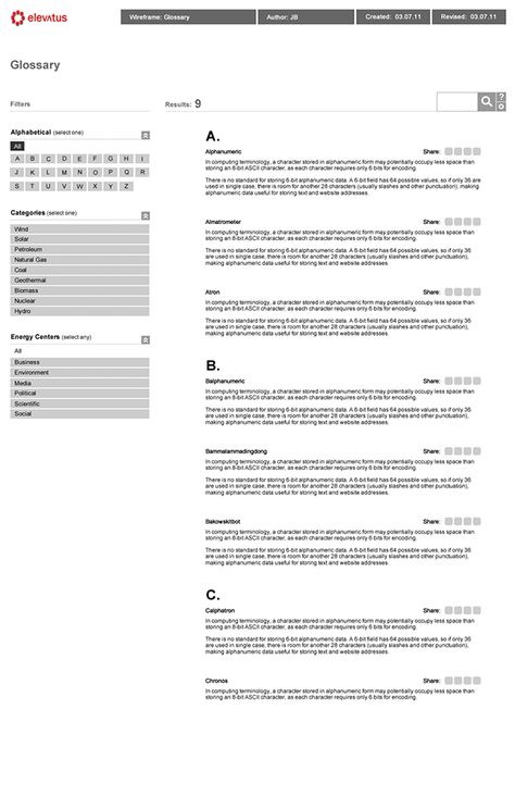 Glossary (Pattern) on Behance Glossary Page Design, Glossary Design Layout, Glossary Design, Website Organization, Hydro Energy, Web Layout Design, Web Template, White Paper, Page Design