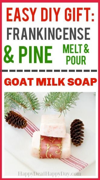 Easy Homemade Melt and Pour Holiday Soap Recipes for Christmas! | Goat milk soap recipe, Milk soap recipe, Home made soap Goat Milk Soap Recipe, Milk Soap Recipe, Pine Essential Oil, Holiday Soap, Christmas Soap, Soap Recipe, Melt And Pour, Homemade Soap Recipes, Homemade Soap