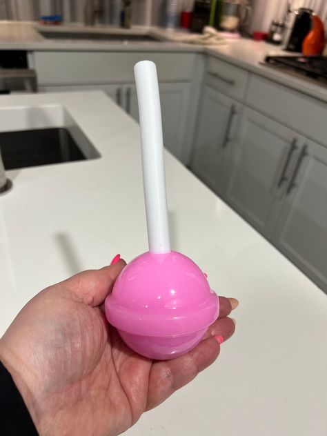 Hi 👋 everyone, this is original handmade pop art using acrylic, paint, pigments and resin. This particular piece is giant blowpop lollipop candy. The lollipop stick is white and the candy color is a super shiny bubble gum pink. This will add a pop of whimsy to your decor. This would look super cute on a desk, shelf or dresser and be a cheerful addition to your office space.  If you would like to do a custom order picking your own colors please feel free to reach out to me. 😁The possibilities are endless.  Remember that this cute handcrafted Pop Art sculpture made with resin is unique, no two will be exactly alike. 😊 Lolipop Furniture, 3d Pop Art Sculpture, Candy Room Decor, Candy Nursery, Candy Bedroom, Candy Sculpture, Candy Furniture, Dum Dums Lollipops, Candy Themed Bedroom