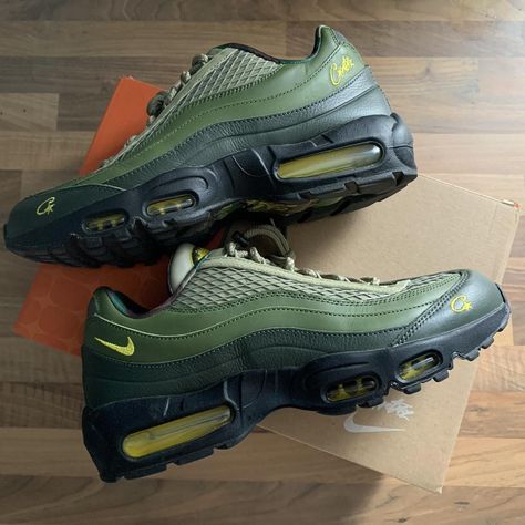 Corteiz Air Max 95 GUTTA GREEN 🐍 Message for... - Depop Crtz Corteiz, Nike Air Max 95, Air Max 95, All Fashion, Air Max, Nike Air Max, Nike Air, Free Delivery, Fashion Inspo