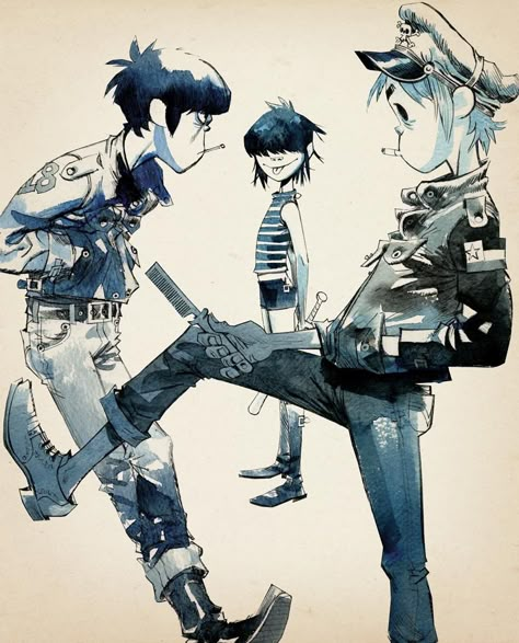 Jamie Hewlett Art, Jamie Hewlett, Gorillaz Art, 캐릭터 드로잉, Arte Sketchbook, Hayao Miyazaki, Art And Illustration, Drawing Tutorials, Gorillaz