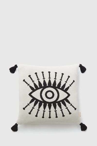 Cool Pillows, Eye Motif, Pillow Styling, Eye Pillows, Bold And Beautiful, Eye Design, Cotton Throw Pillow, Leather Shops, Bed Duvet Covers