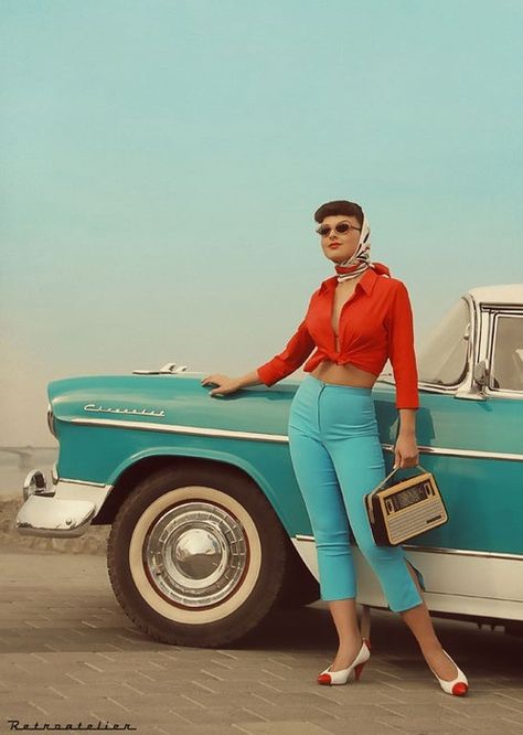 i’m loving it every day more me gusta cada día más Stile Pin Up, 50s Aesthetic, Fashion 60s, Moda Rock, Mode Retro, Vintage Fashion 1950s, Wilde Westen, Sassy Pants, Look Retro