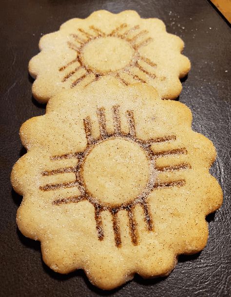 New Mexico State Cookie, New Mexico Desserts, New Mexico Biscochitos Recipe, Biscochito Recipe, Mexico Recipes, Sticky Pudding, Mexican Cookies, Mexico Christmas, New Mexico Flag